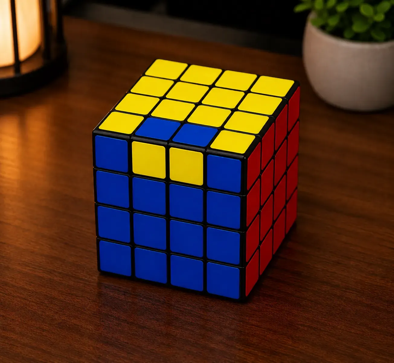 edge parity with one flipped edge on 4x4 Rubik's Cube
