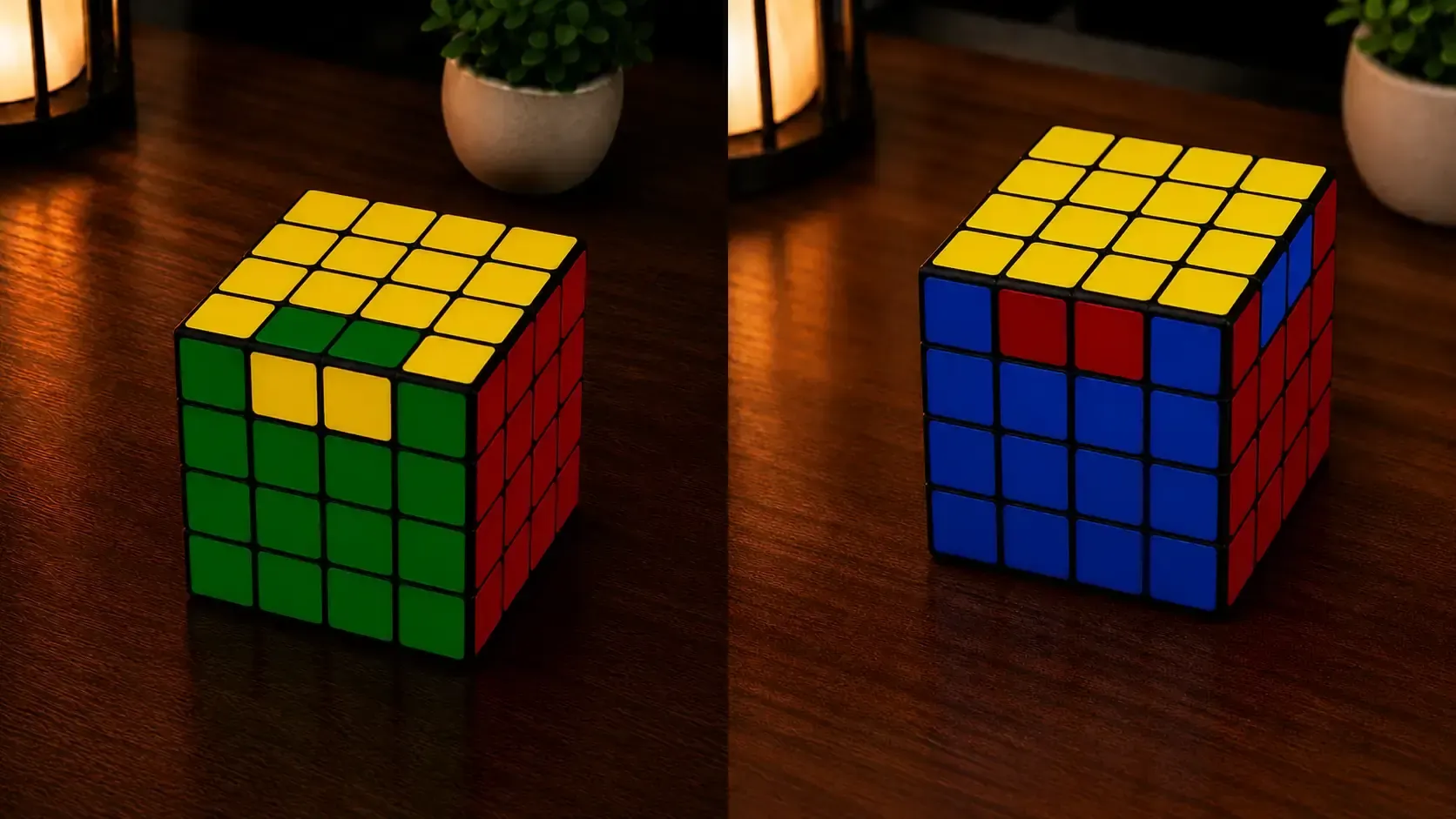 OLL parity and PLL parity on a 4x4 Rubik's Cube