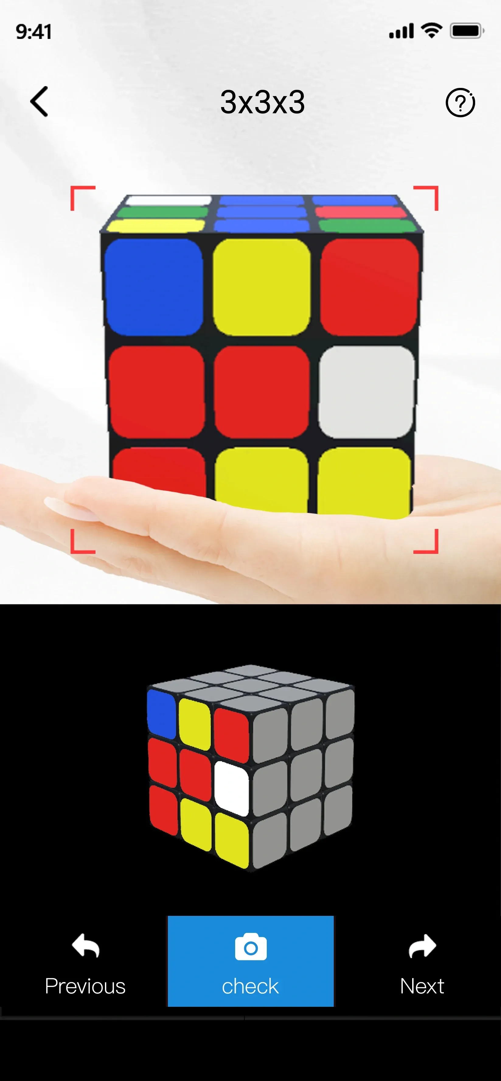 online Rubik's Cube solver tool