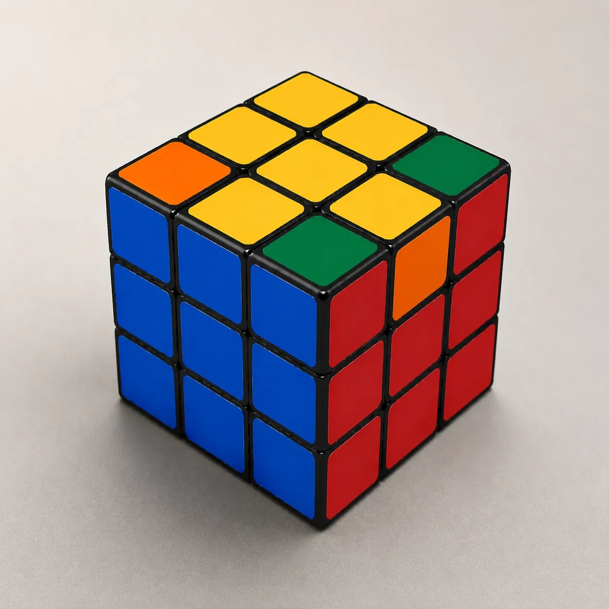 Rubik's Cube Step 5 swap yellow edges